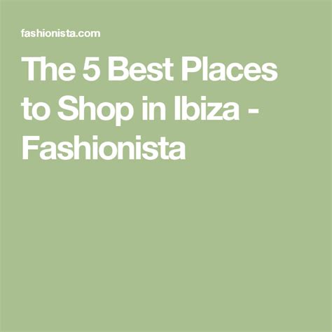 The 5 Best Places to Shop in Ibiza 